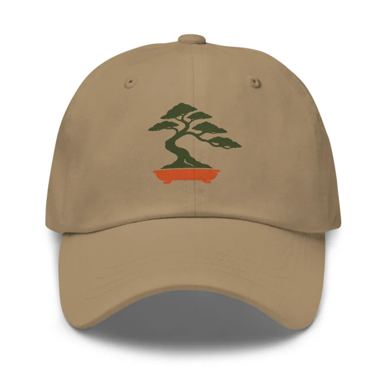 Bonsai Wonderland Dad Hat, Khaki
