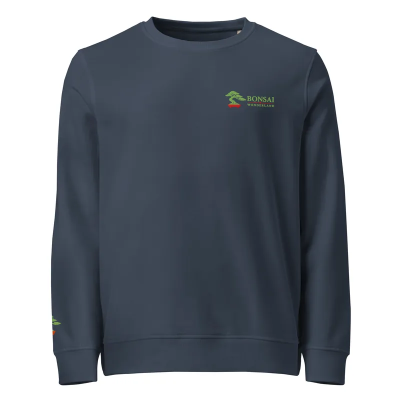 Bonsai Wonderland Organic Sweatshirt, French Navy, Size XL