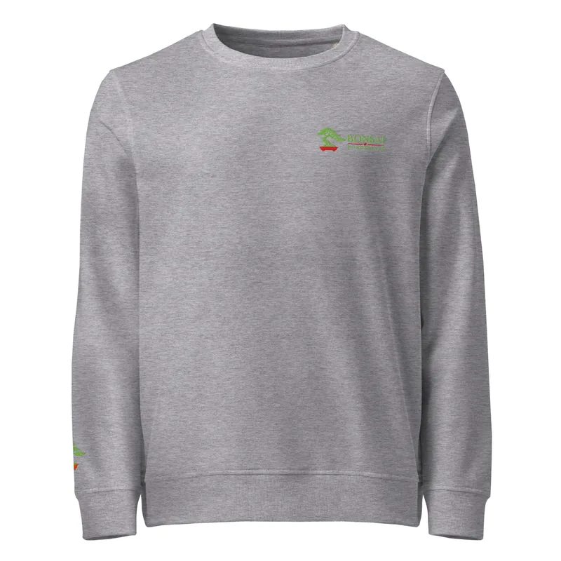 Bonsai Wonderland Organic Sweatshirt, Grey Melange, Size M