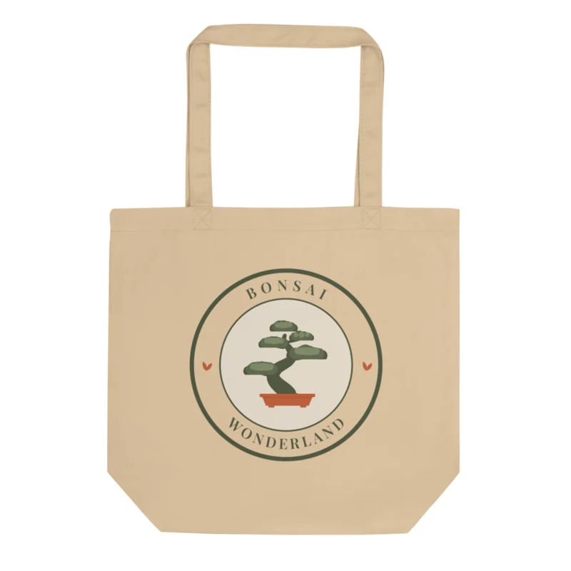 Bonsai Wonderland Organic Tote, Oyster