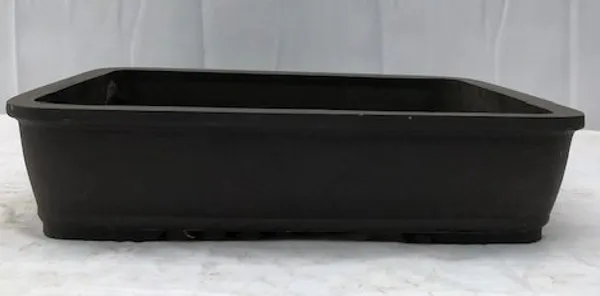 Brown Mica Bonsai Pot, Rectangle 14 5/8" x 11.25" x 3.25"