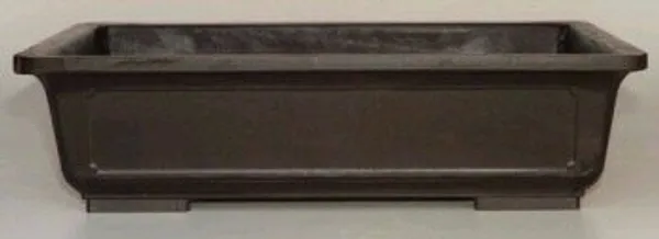 Brown Mica Bonsai Pot, Rectangle 17.5" x 12.5" x 5"