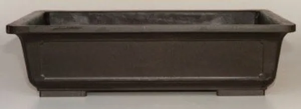 Brown Mica Bonsai Pot, Rectangle 20.75" x 15.75" x 5.75"